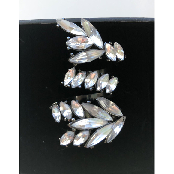 NIB NEW Erickson Beamon Ring Wrap Rhinestone Ring Size 7 - Picture 5 of 10